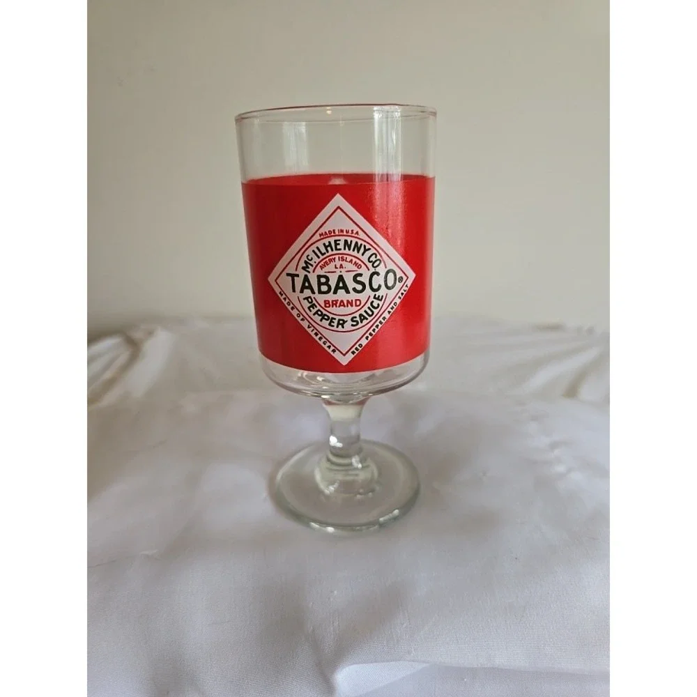 Set of 8 Tabasco Bloody Mary Stem Glases